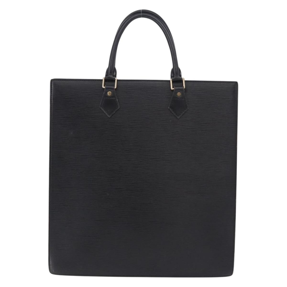 LOUIS VUITTON Epi Sac Plat Hand Bag Black M59082 LV Auth 198504