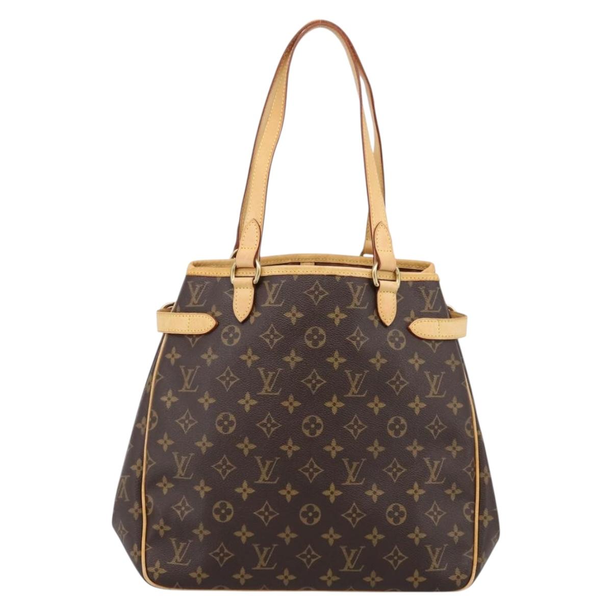LOUIS VUITTON Monogram Batignolles Vertical Tote Bag M51153 LV Auth 198505A