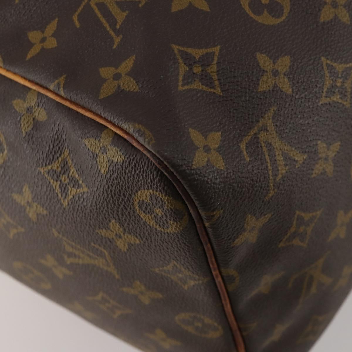 LOUIS VUITTON Monogram Sac Souple 45 Boston Bag M41624 LV Auth 198506A