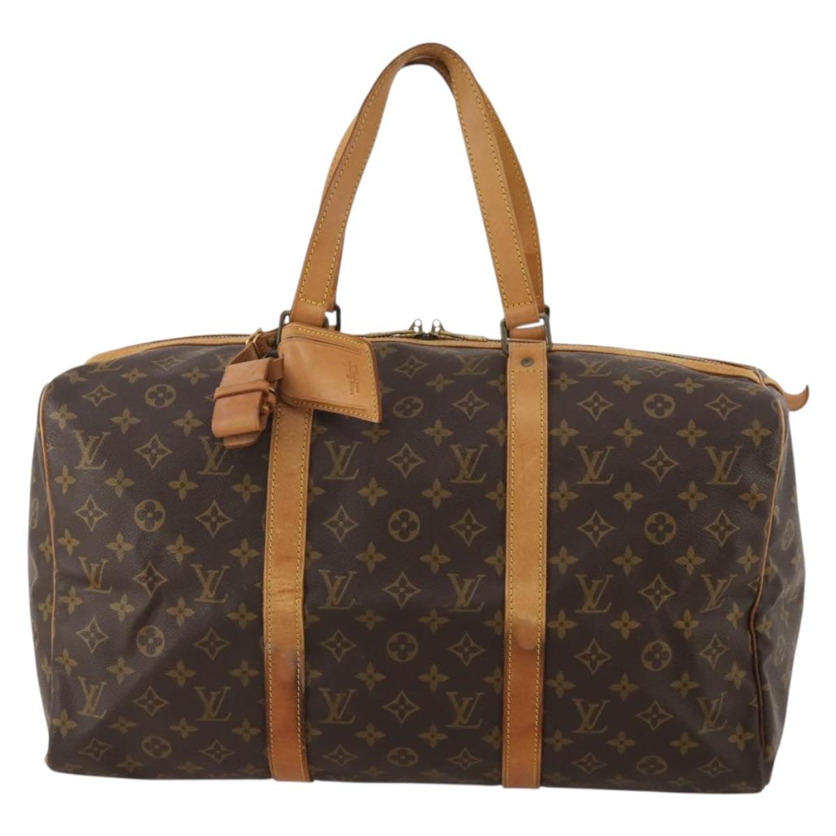LOUIS VUITTON Monogram Sac Souple 45 Boston Bag M41624 LV Auth 198506A
