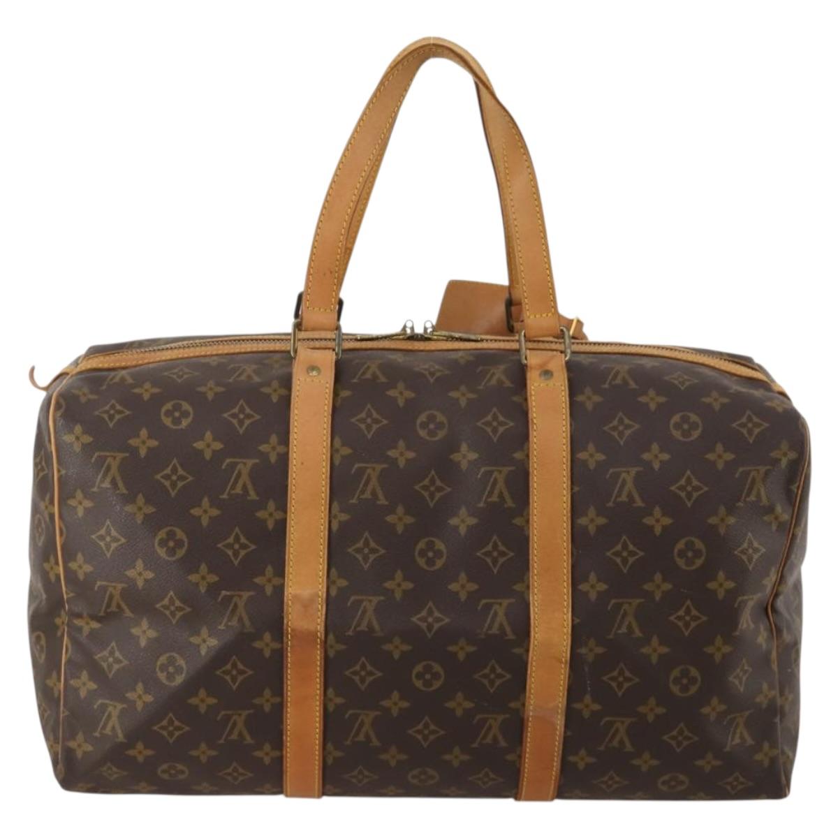 LOUIS VUITTON Monogram Sac Souple 45 Boston Bag M41624 LV Auth 198506A