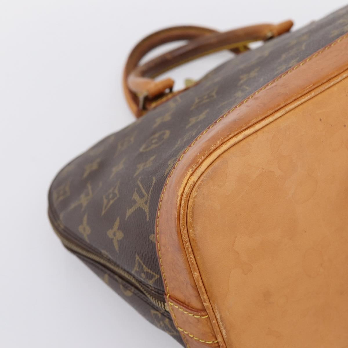 LOUIS VUITTON Monogram Alma Hand Bag M51130 LV Auth 198512
