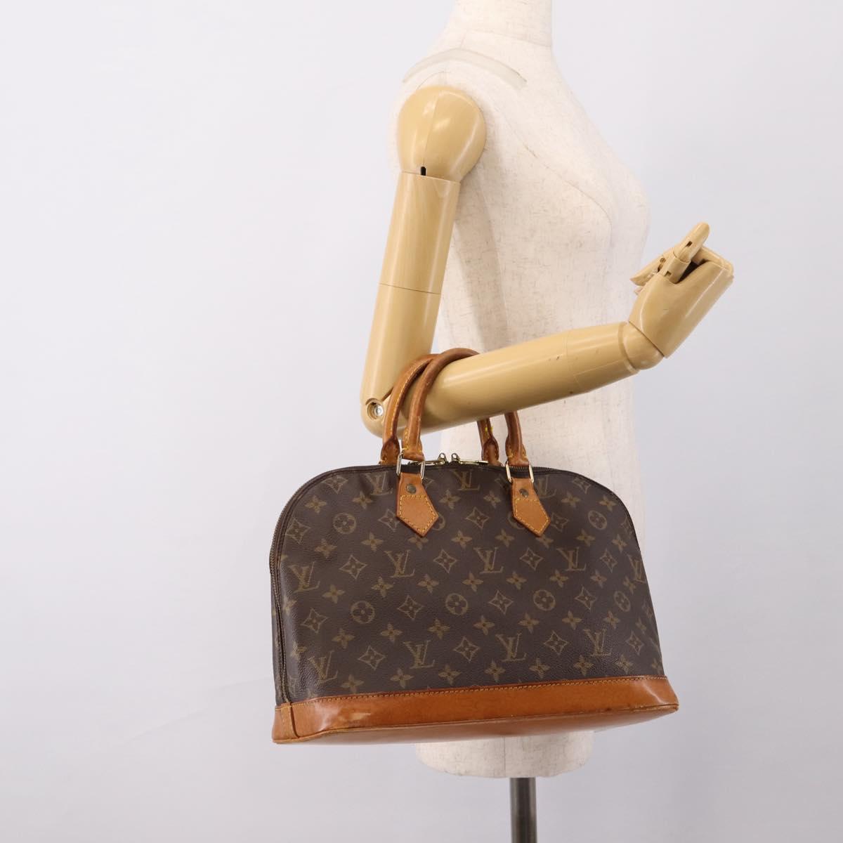 LOUIS VUITTON Monogram Alma Hand Bag M51130 LV Auth 198512