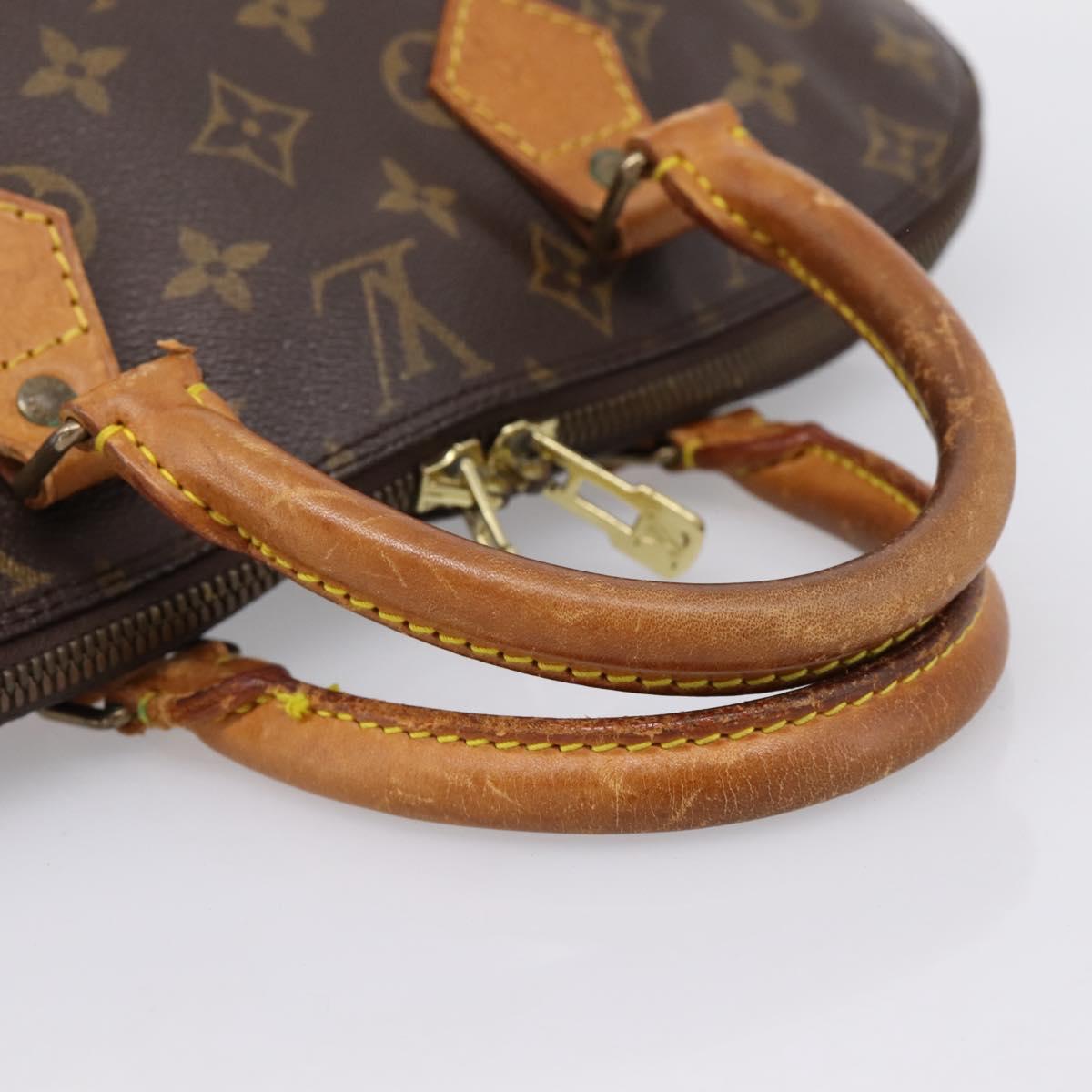LOUIS VUITTON Monogram Alma Hand Bag M51130 LV Auth 198512