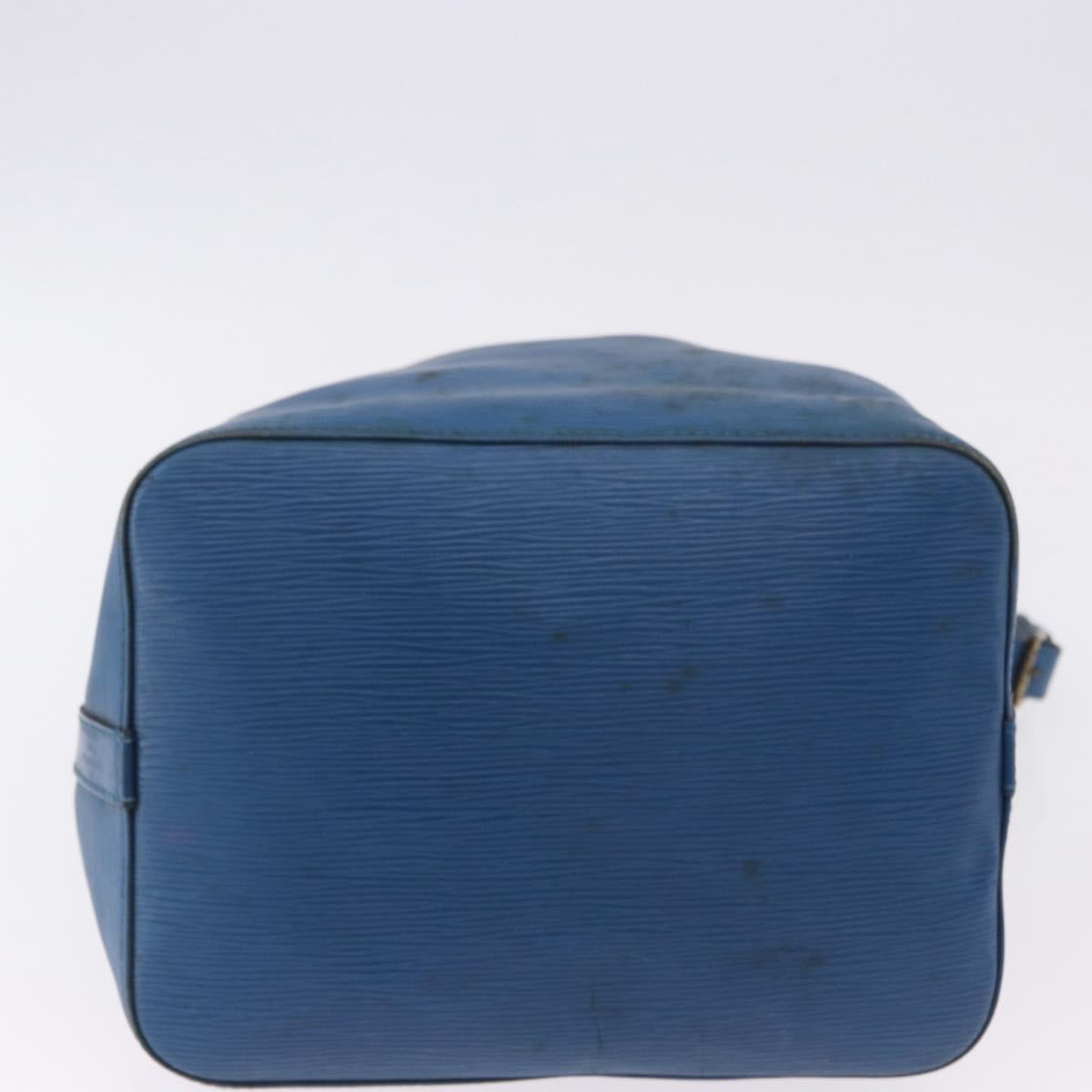 LOUIS VUITTON Epi Petit Noe Shoulder Bag Blue M44105 LV Auth 198514