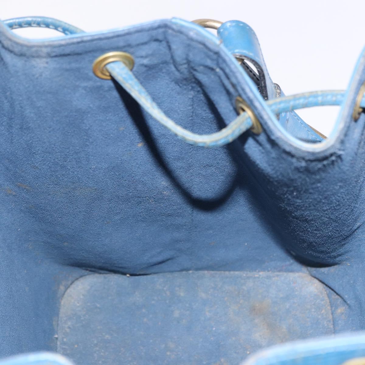 LOUIS VUITTON Epi Petit Noe Shoulder Bag Blue M44105 LV Auth 198514