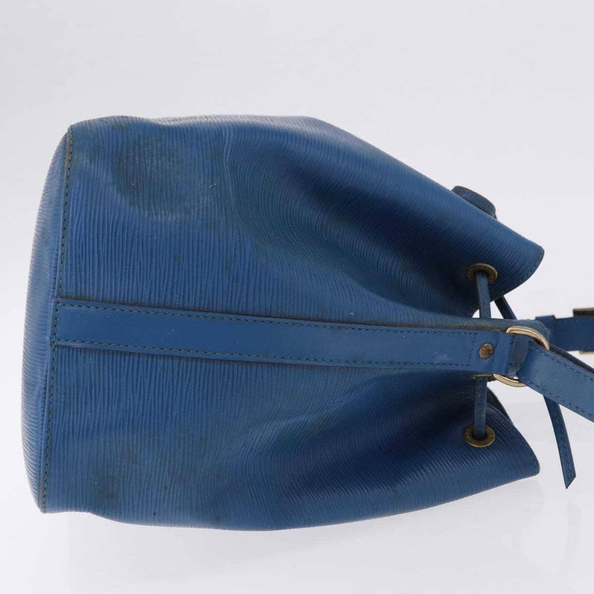 LOUIS VUITTON Epi Petit Noe Shoulder Bag Blue M44105 LV Auth 198514
