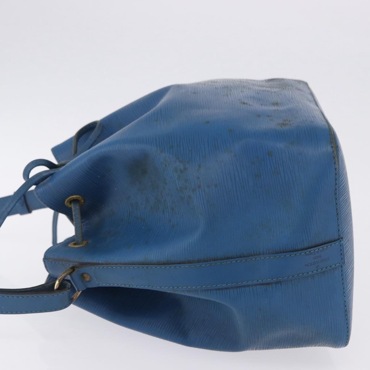LOUIS VUITTON Epi Petit Noe Shoulder Bag Blue M44105 LV Auth 198514
