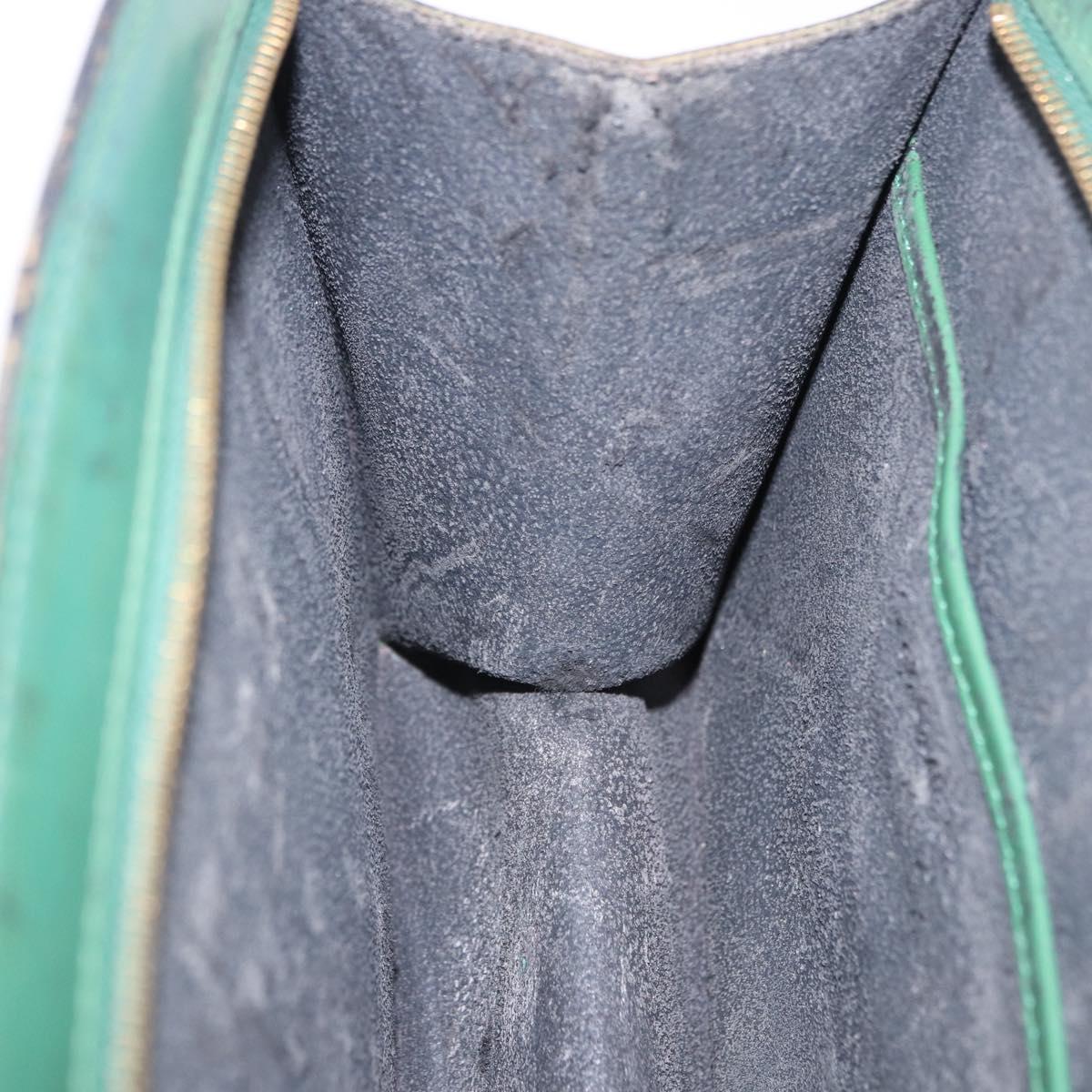 LOUIS VUITTON Epi Montaigne 27 Clutch Bag Green M52654 LV Auth 198520