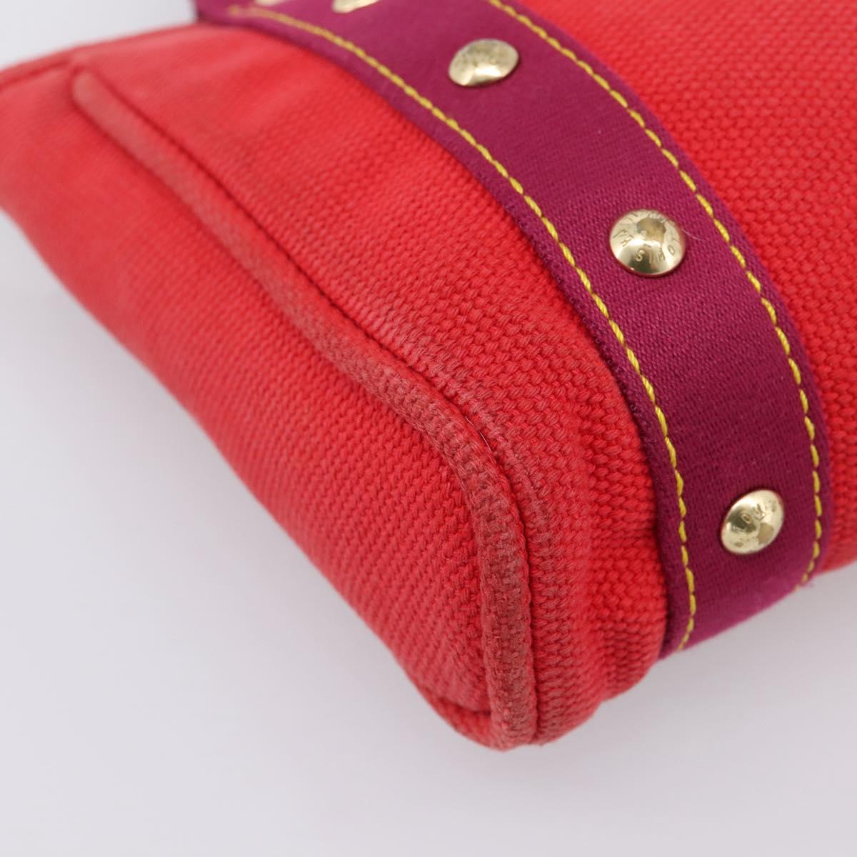 LOUIS VUITTON Antigua Cabas PM Tote Bag Rouge M40037 LV Auth 198522A