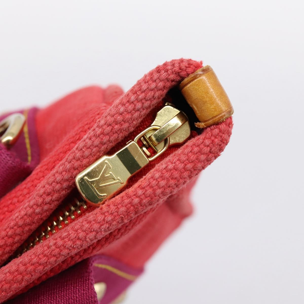 LOUIS VUITTON Antigua Cabas PM Tote Bag Rouge M40037 LV Auth 198522A