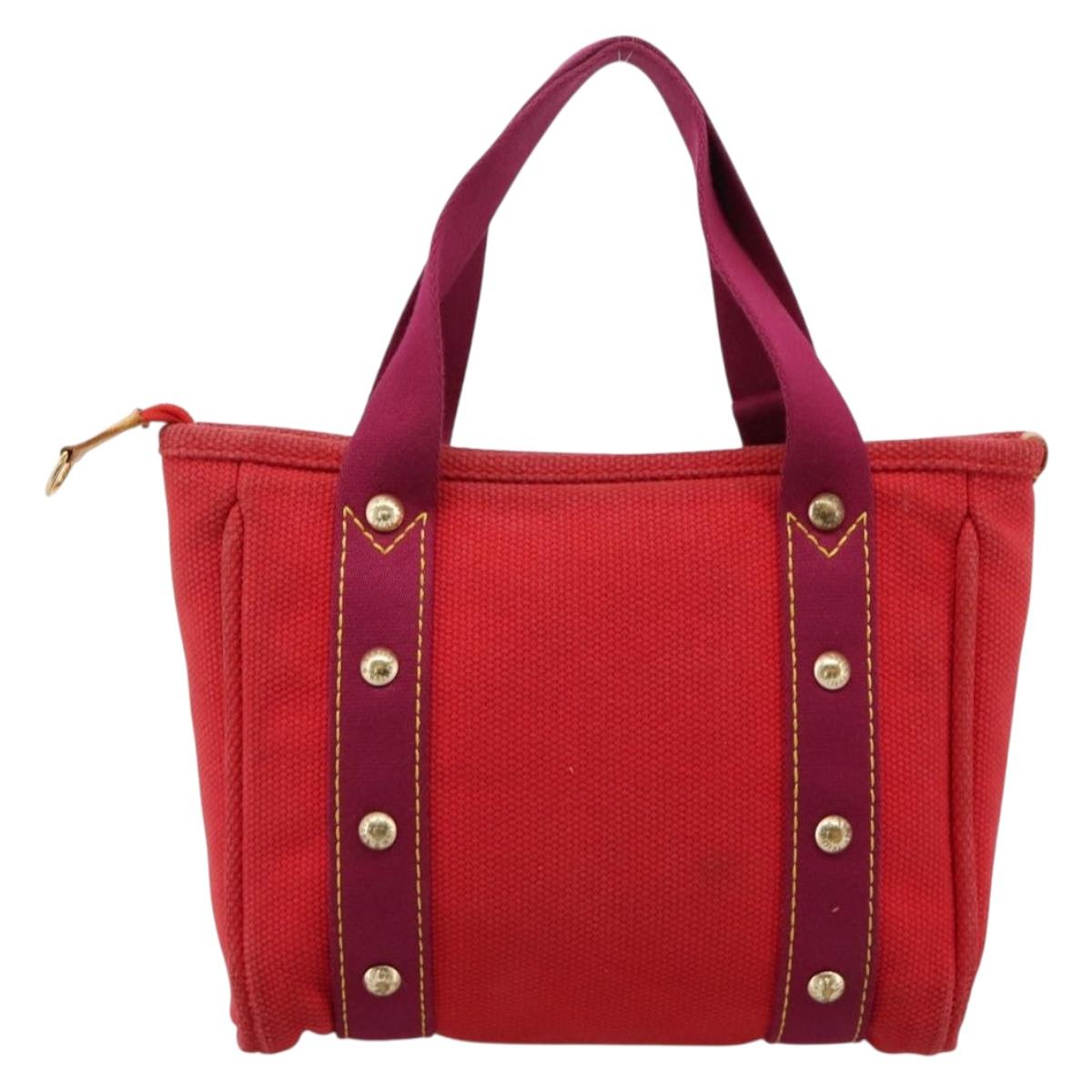 LOUIS VUITTON Antigua Cabas PM Tote Bag Rouge M40037 LV Auth 198522A