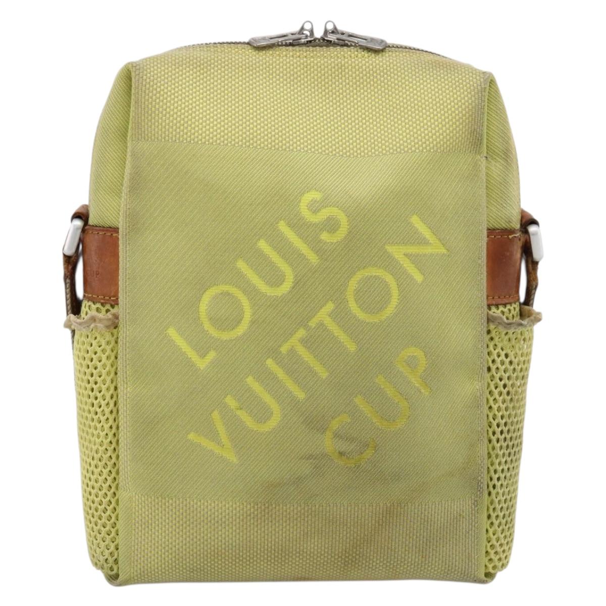 LOUIS VUITTON Damier Geant LV Cup Weatherly Bag Yellow M80636 LV Auth 198525