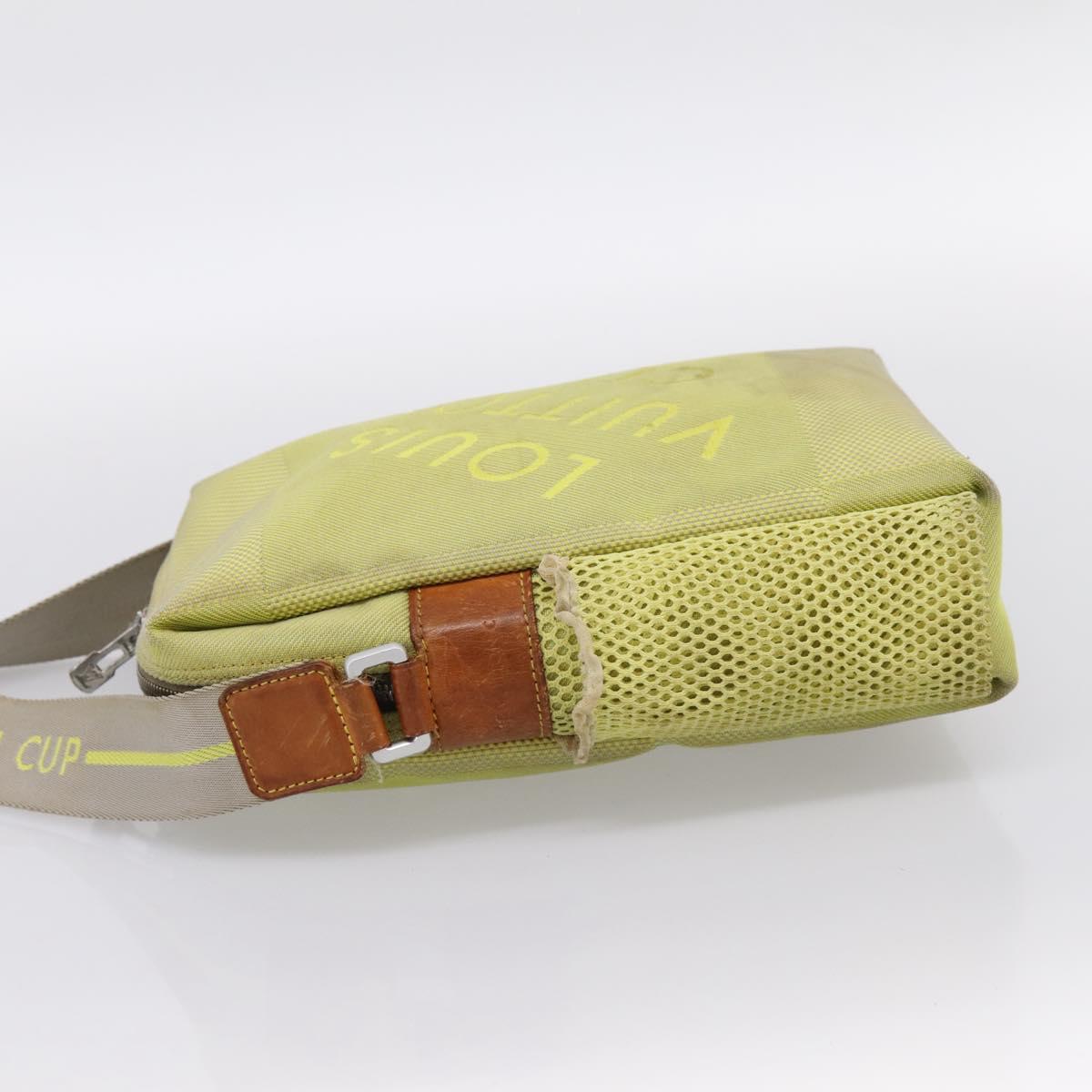 LOUIS VUITTON Damier Geant LV Cup Weatherly Bag Yellow M80636 LV Auth 198525