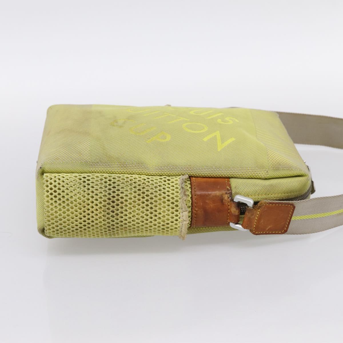 LOUIS VUITTON Damier Geant LV Cup Weatherly Bag Yellow M80636 LV Auth 198525