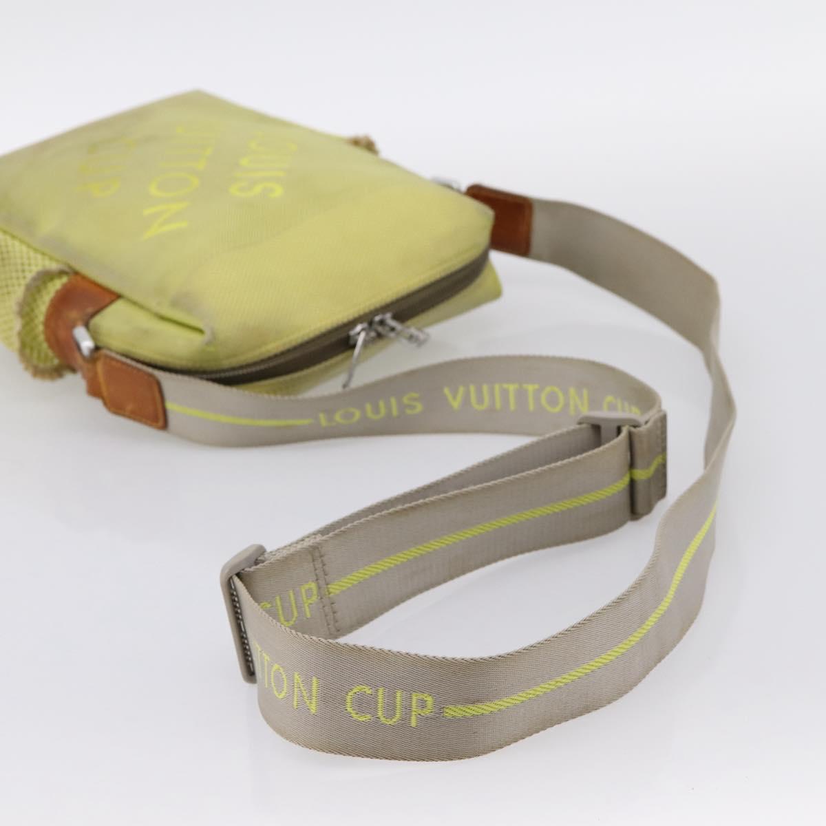 LOUIS VUITTON Damier Geant LV Cup Weatherly Bag Yellow M80636 LV Auth 198525