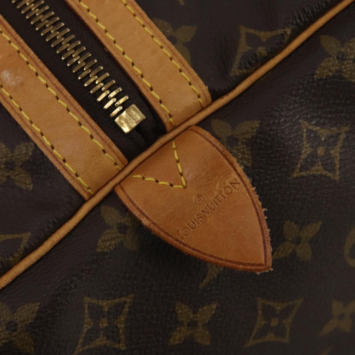 LOUIS VUITTON Monogram Sac Souple 55 Boston Bag M41622 LV Auth 198530A