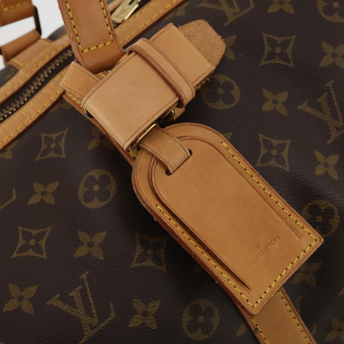LOUIS VUITTON Monogram Sac Souple 55 Boston Bag M41622 LV Auth 198530A