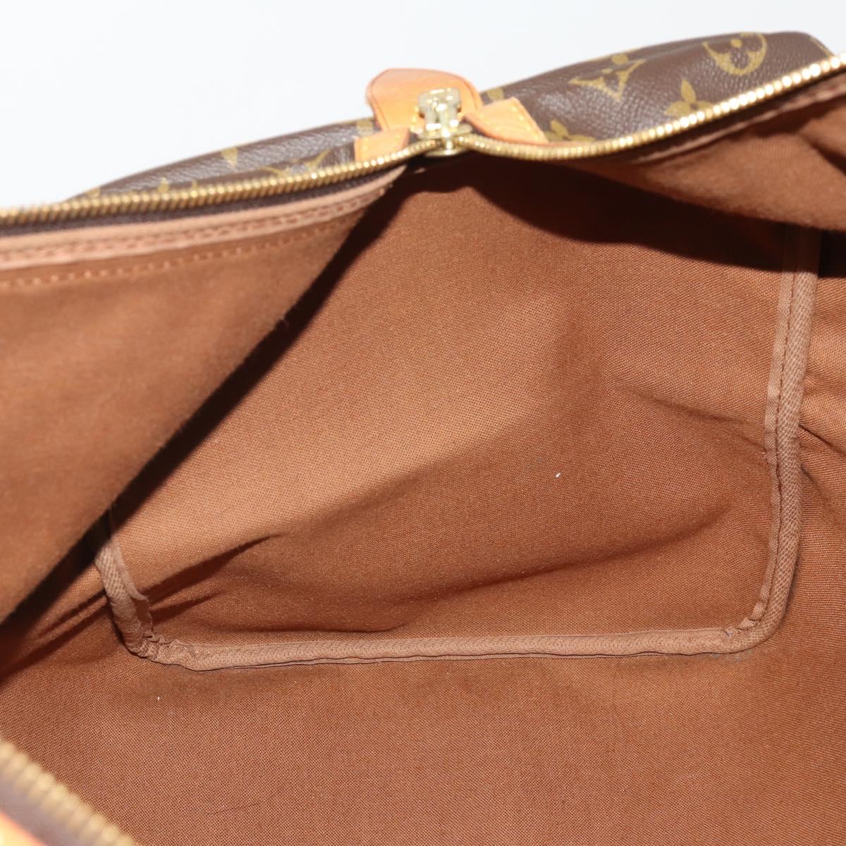 LOUIS VUITTON Monogram Sac Souple 55 Boston Bag M41622 LV Auth 198530A