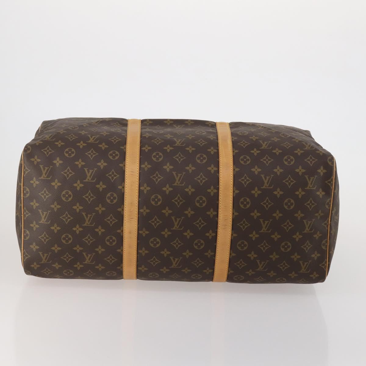 LOUIS VUITTON Monogram Sac Souple 55 Boston Bag M41622 LV Auth 198530A