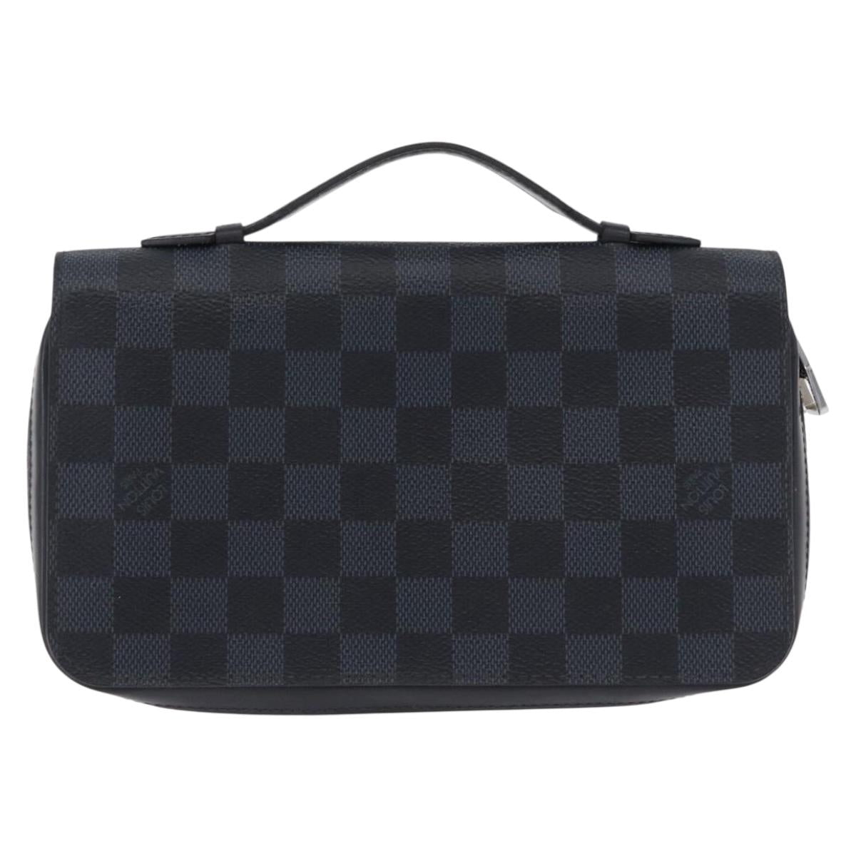 LOUIS VUITTON Damier Grafitte Zippy XL Wallet N41503 LV Auth 198537