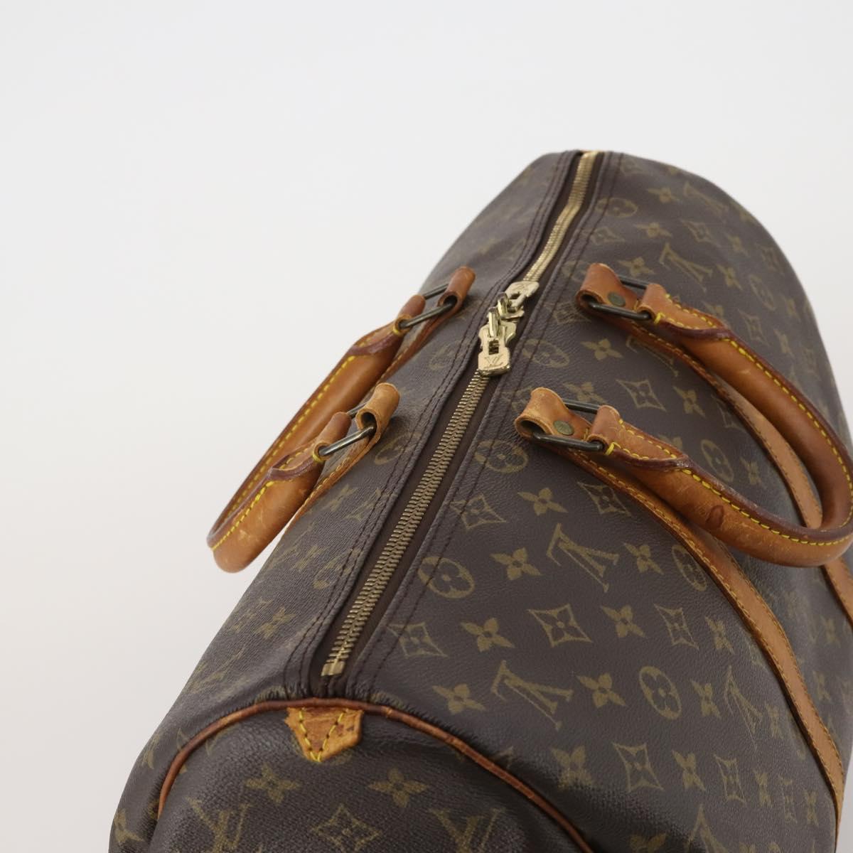 LOUIS VUITTON Monogram Keepall 45 Boston Bag M41428 LV Auth 198543