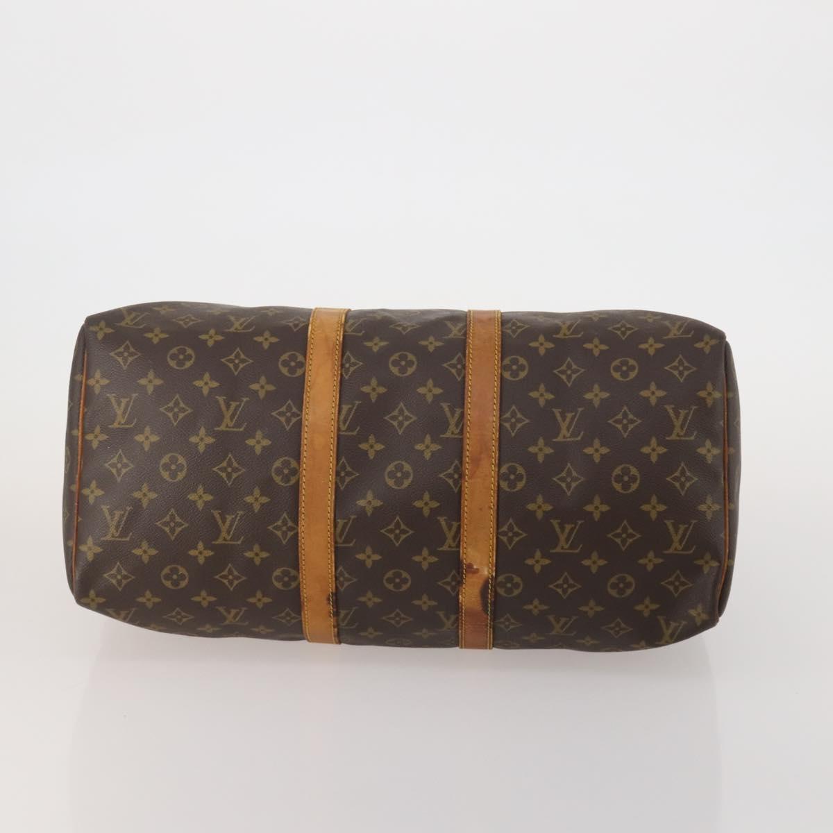 LOUIS VUITTON Monogram Keepall 45 Boston Bag M41428 LV Auth 198543