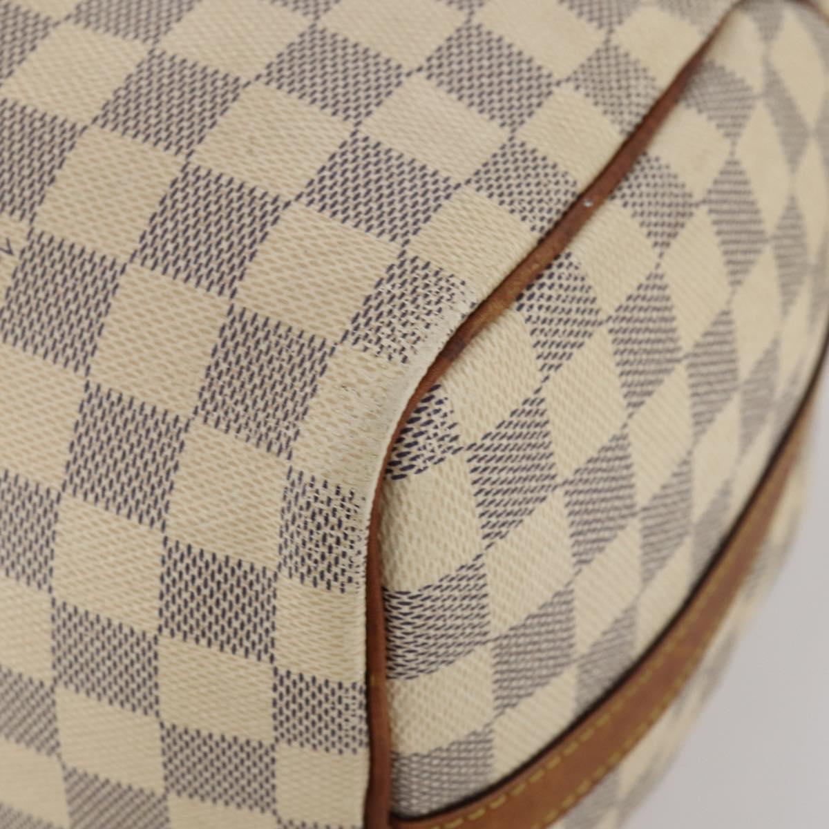 LOUIS VUITTON Damier Azur Speedy Bandouliere 30 Bag 2way N41052 LV Auth 198546