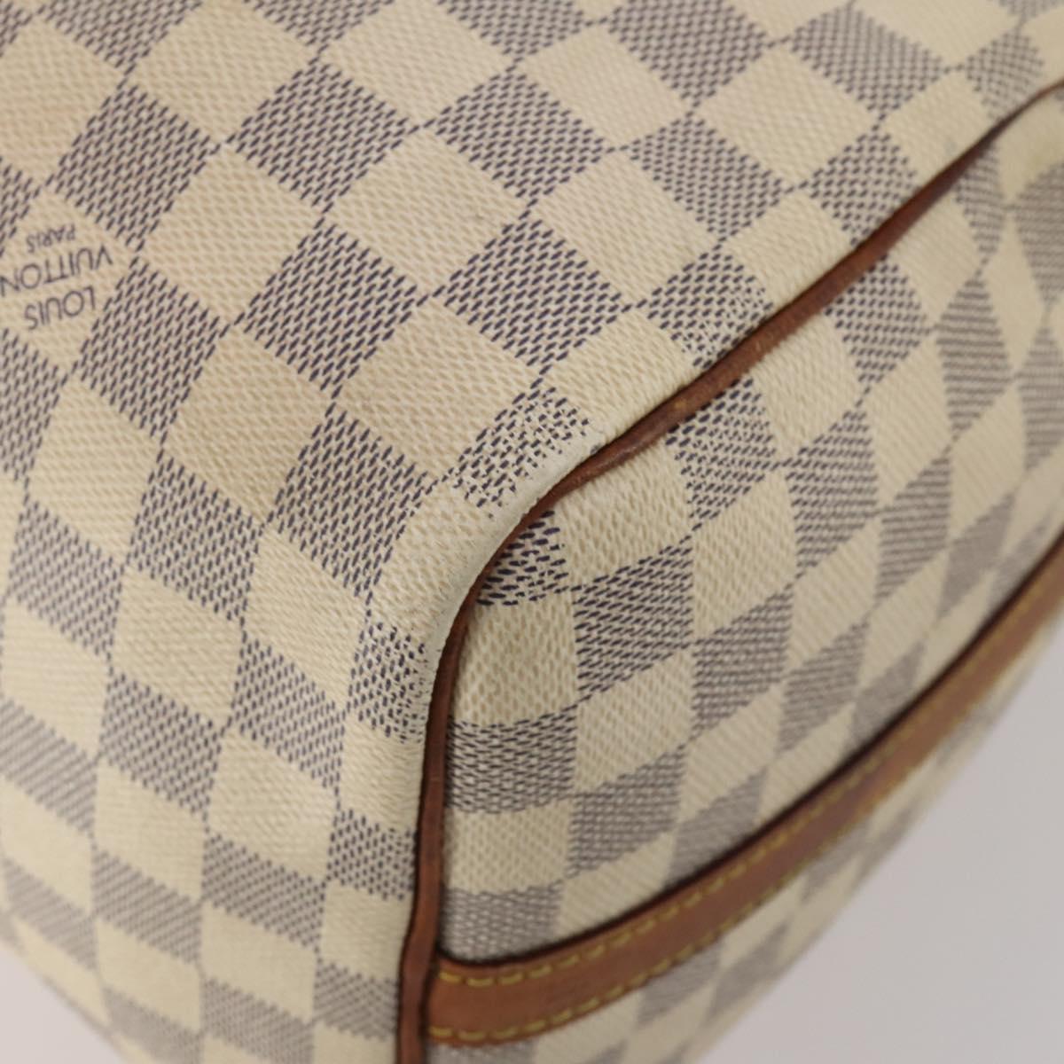 LOUIS VUITTON Damier Azur Speedy Bandouliere 30 Bag 2way N41052 LV Auth 198546