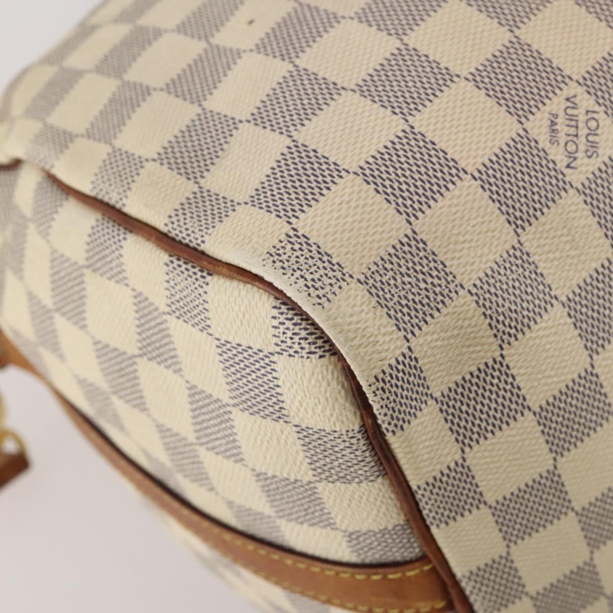 LOUIS VUITTON Damier Azur Speedy Bandouliere 30 Bag 2way N41052 LV Auth 198546