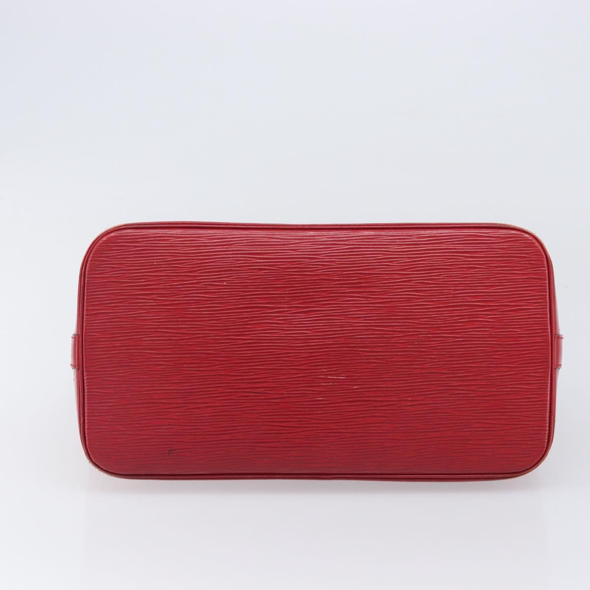 LOUIS VUITTON Epi Alma Hand Bag Castilian Red M52147 LV Auth 198548