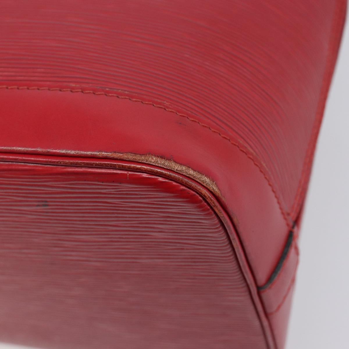 LOUIS VUITTON Epi Alma Hand Bag Castilian Red M52147 LV Auth 198548
