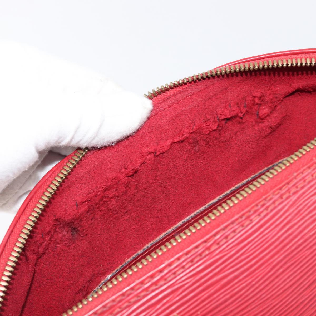 LOUIS VUITTON Epi Alma Hand Bag Castilian Red M52147 LV Auth 198548