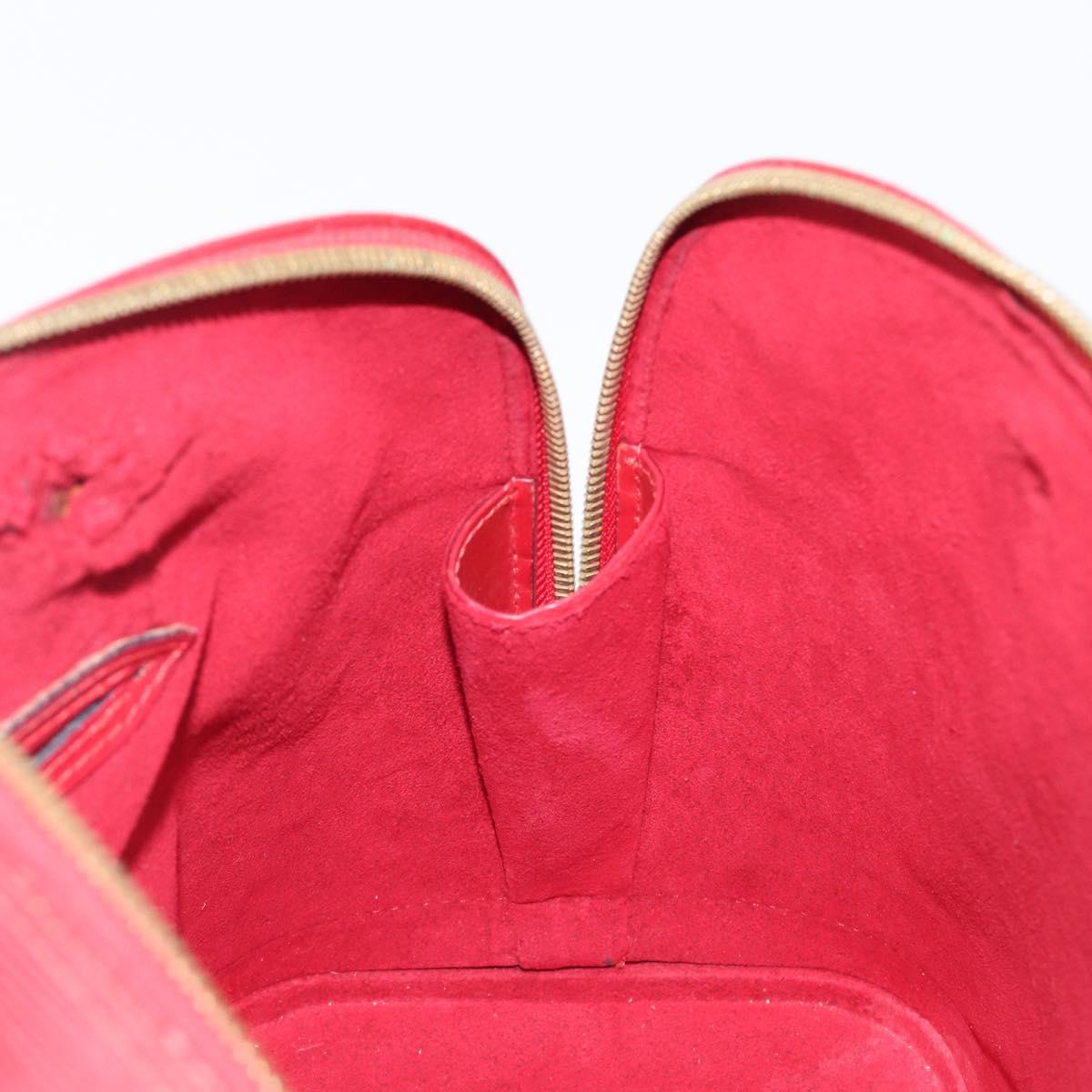 LOUIS VUITTON Epi Alma Hand Bag Castilian Red M52147 LV Auth 198548