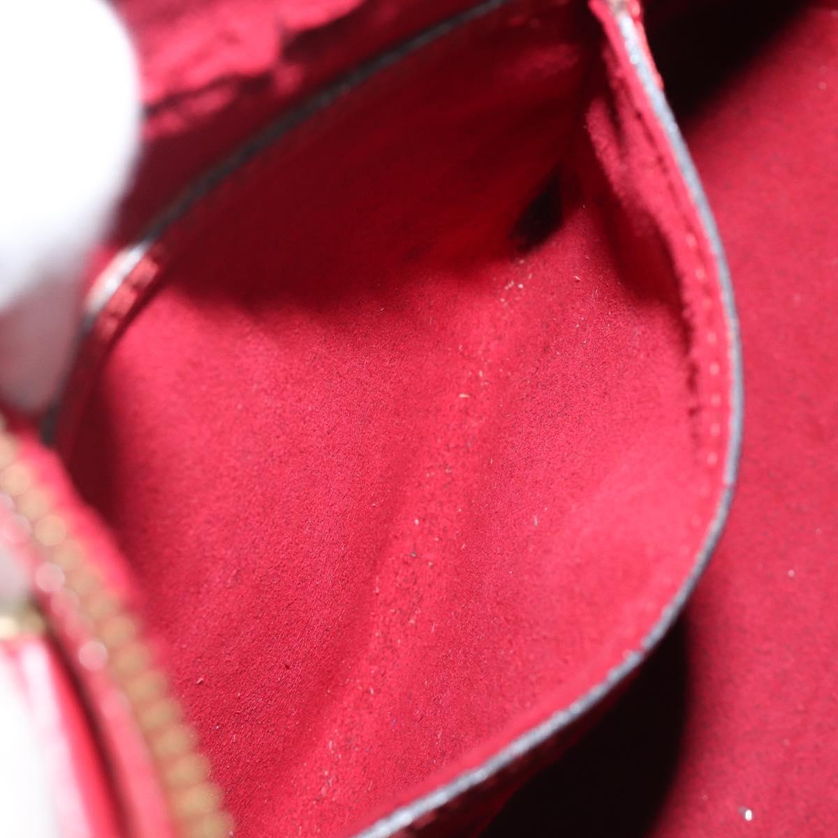 LOUIS VUITTON Epi Alma Hand Bag Castilian Red M52147 LV Auth 198548