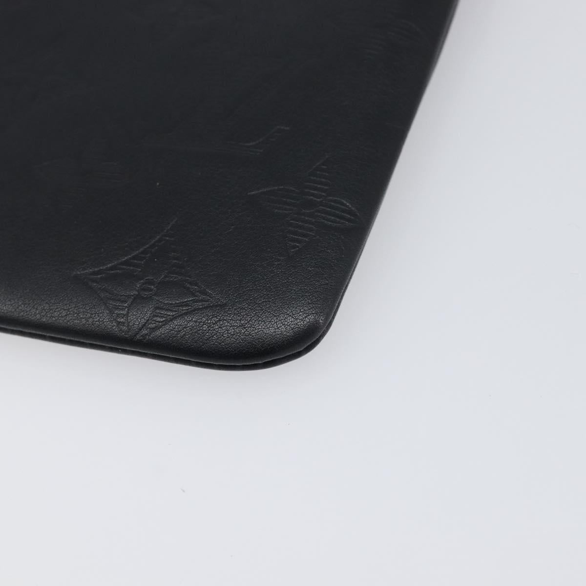 LOUIS VUITTON Monogram Shadow Pochette Discovery PM Black M44335 LV Auth 198551A