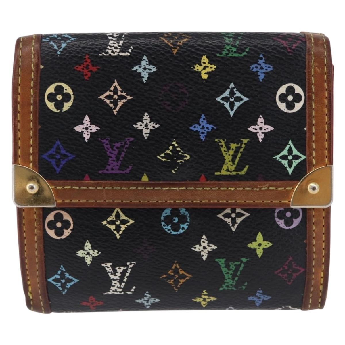 LOUIS VUITTON Multicolor Porte Monnaie Bier Cartes Crdit M92984 Auth 198561