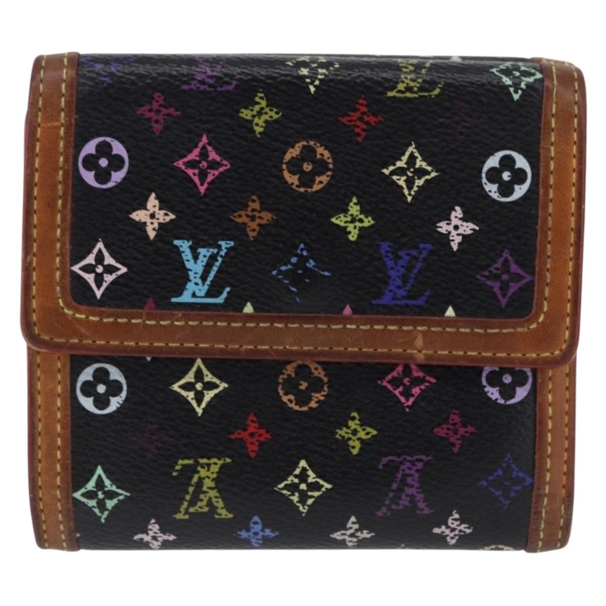 LOUIS VUITTON Multicolor Porte Monnaie Bier Cartes Crdit M92984 Auth 198561