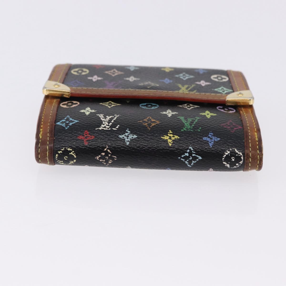 LOUIS VUITTON Multicolor Porte Monnaie Bier Cartes Crdit M92984 Auth 198561