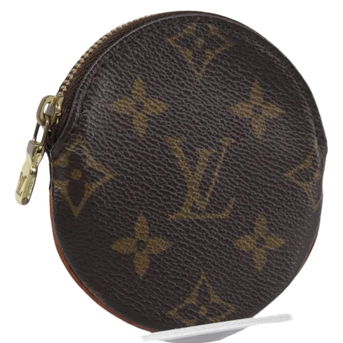 LOUIS VUITTON Monogram Porte Monnaie Coin Purse M61926 LV Auth 198563