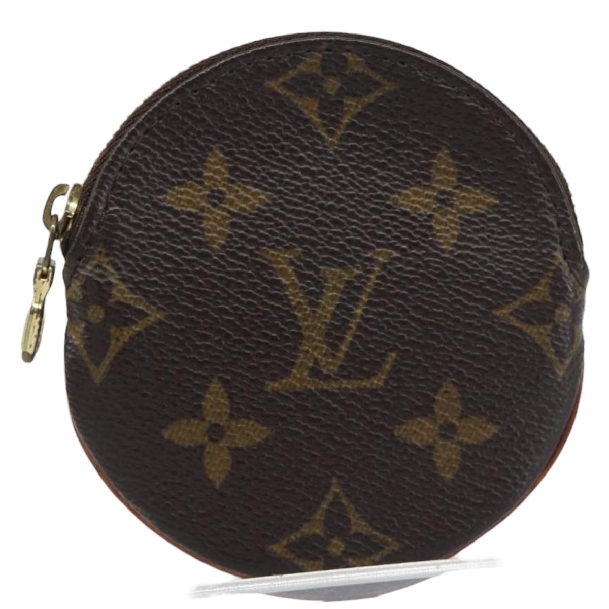 LOUIS VUITTON Monogram Porte Monnaie Coin Purse M61926 LV Auth 198563