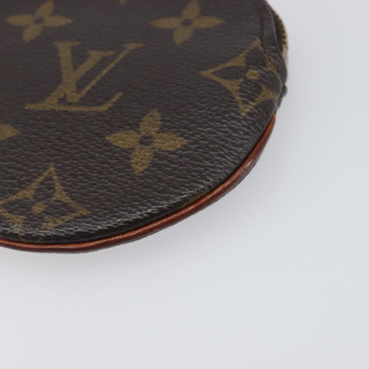 LOUIS VUITTON Monogram Porte Monnaie Coin Purse M61926 LV Auth 198563