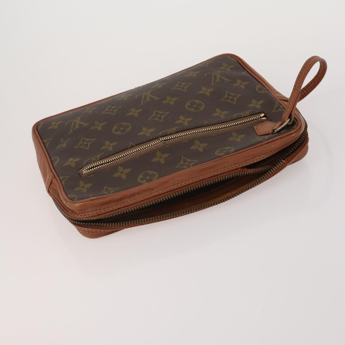 LOUIS VUITTON Monogram Damier Ebene Clutch Bag 5 Set LV Auth 198575