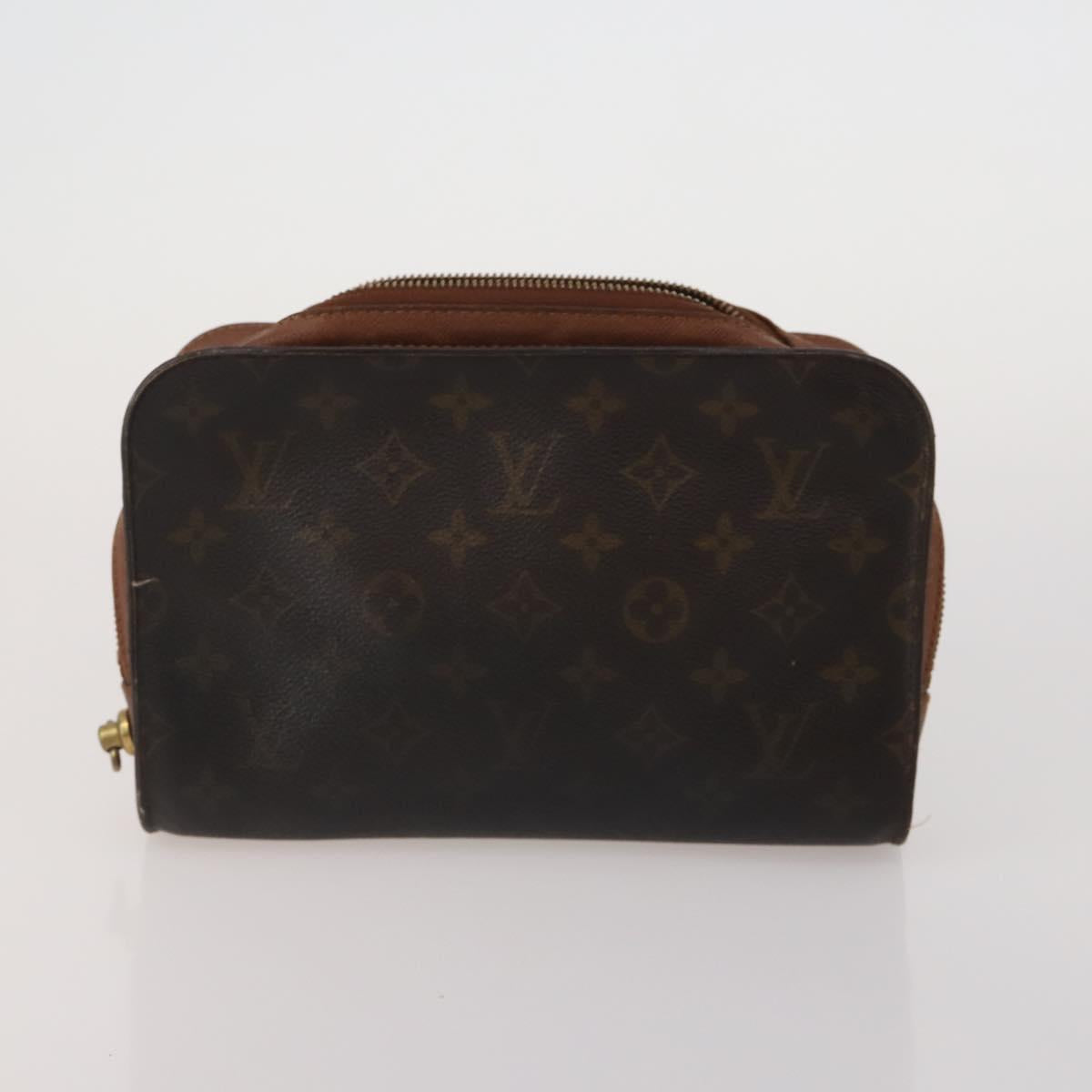LOUIS VUITTON Monogram Damier Ebene Clutch Bag 5 Set LV Auth 198575