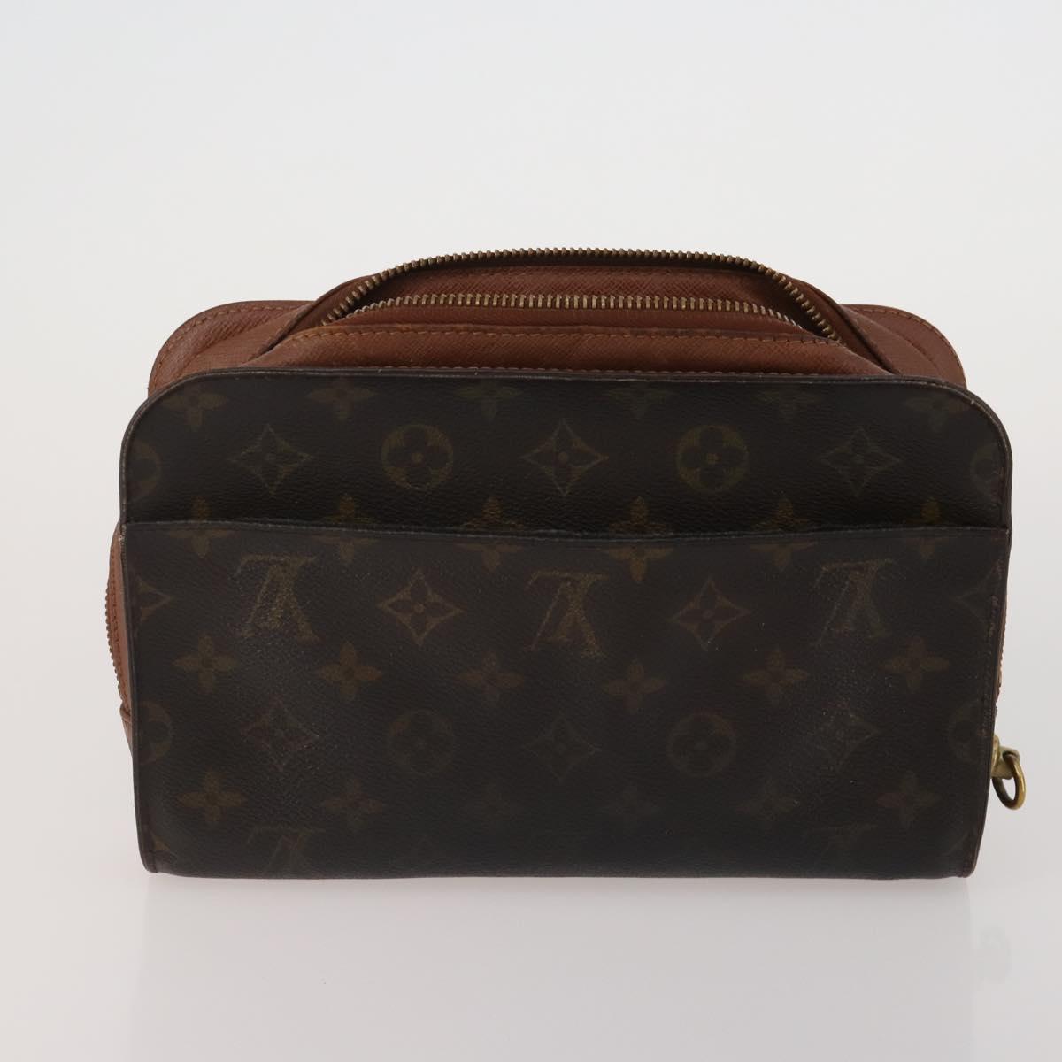 LOUIS VUITTON Monogram Damier Ebene Clutch Bag 5 Set LV Auth 198575