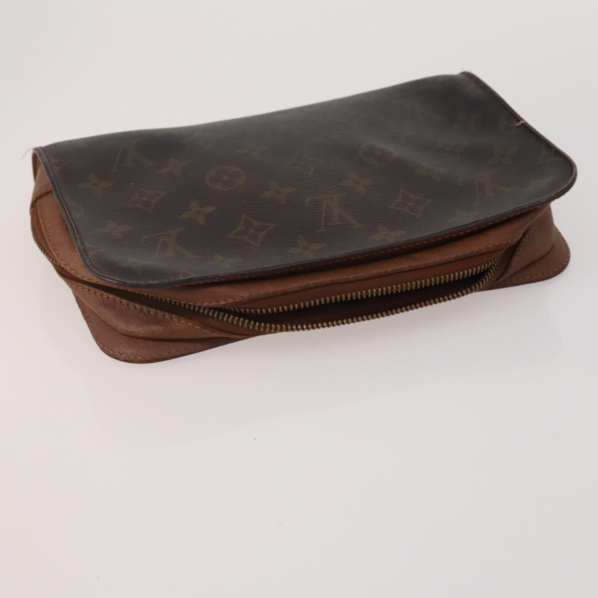 LOUIS VUITTON Monogram Damier Ebene Clutch Bag 5 Set LV Auth 198575
