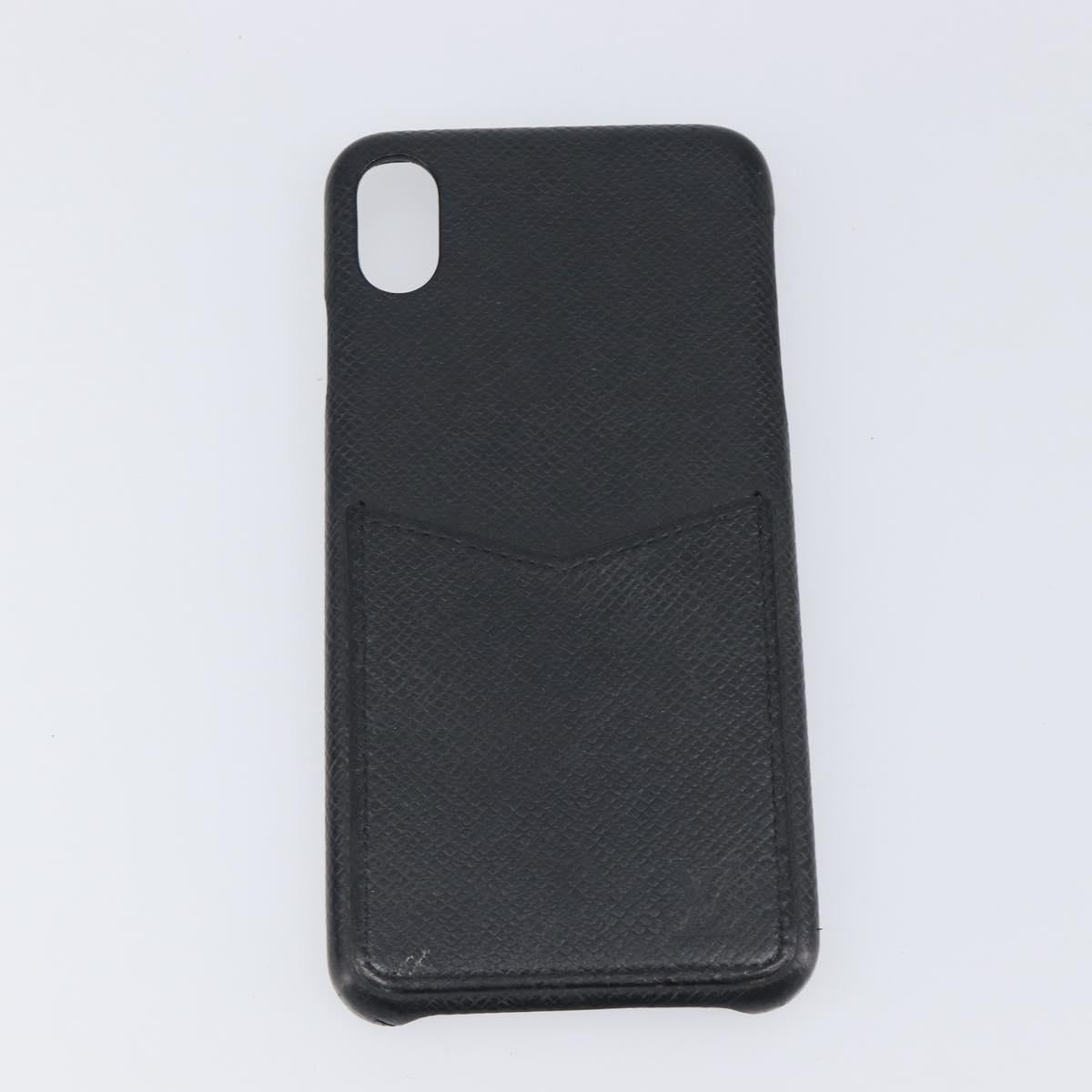 LOUIS VUITTON Epi For iPhone Xs Max Cell Phone Case 4 Set Blue Black Auth 198576
