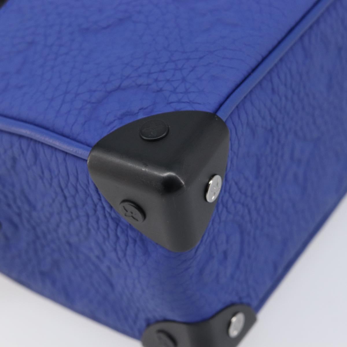 LOUIS VUITTON Monogram Taurillon Clemence Mini Soft Trunk M82558 Auth 198603SAM