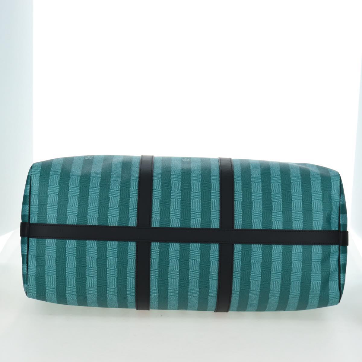LOUIS VUITTON Damier Stripe Gradation Keepall Bandouliere 50 Auth 198613SM