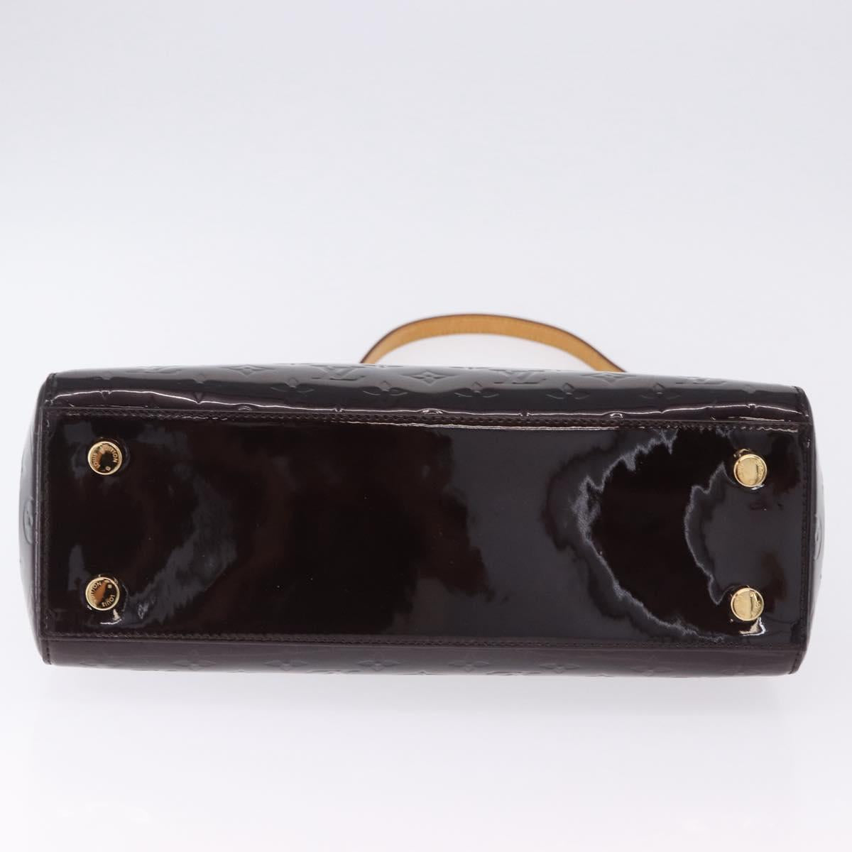 LOUIS VUITTON Monogram Vernis Blair MM Bag 2way Amarante M91619 LV Auth 198633A